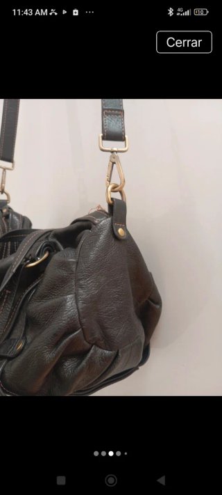 Bolso Adolfo Dominguez Negro Piel