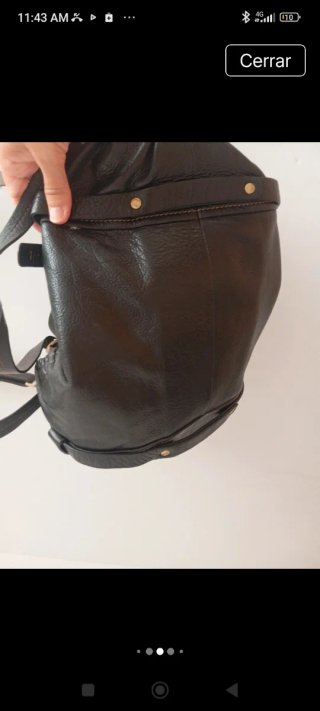 Bolso Adolfo Dominguez Negro Piel