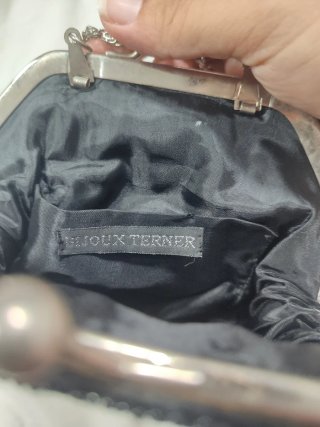 Vintage Bijoux Terner Bolso de fiesta negro