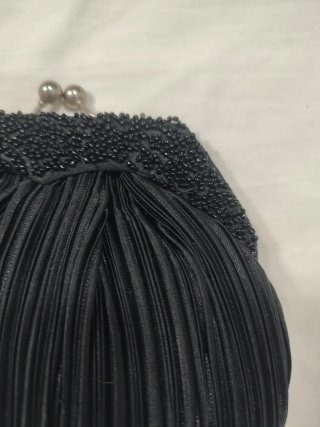 Vintage Bijoux Terner Bolso de fiesta negro
