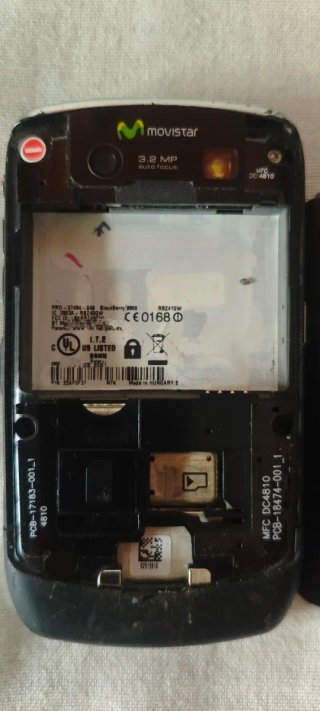 BlackBerry 8900 sin batería