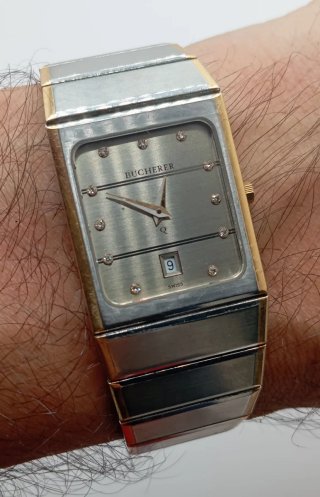 Reloj Bucherer Oro y Acero inoxidable.