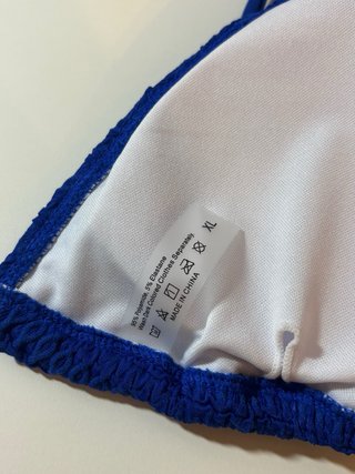 Costume da bagno due pezzi blu