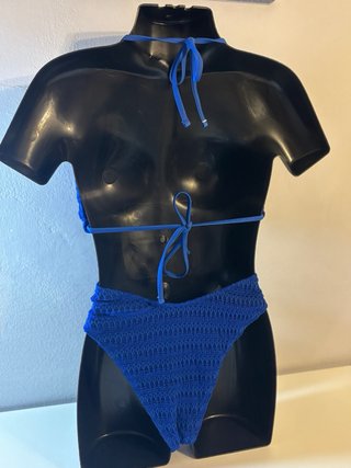 Costume da bagno due pezzi blu