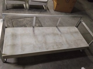 2 Butacas y Sillón 3 Plazas Aluminio