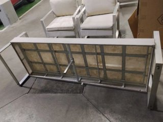 2 Butacas y Sillón 3 Plazas Aluminio