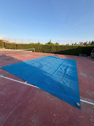 Manta Térmica Piscina Azul