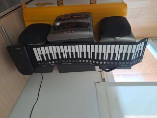 Teclado Piano Suave 49 Teclas Enrollable