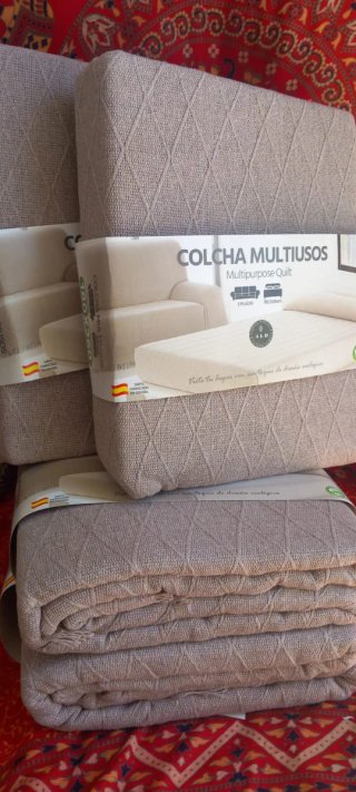 2 Colcha 230x260 Jarapa Algodón.EnvíoGratis