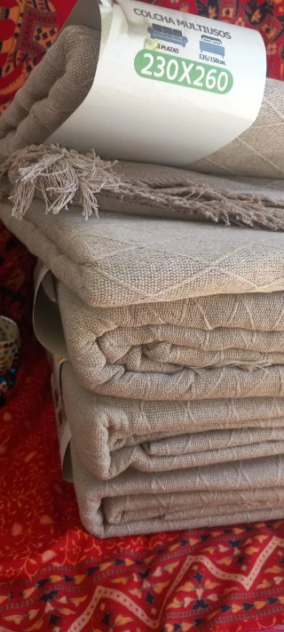 2 Colcha 230x260 Jarapa Algodón.EnvíoGratis