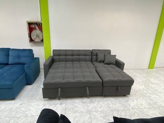 Sofá chaise longue reversible gris NUEVO