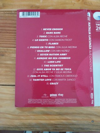 CD Natalia Lacunza OT 2018 Firmado