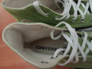 Zapatillas Converse plataforma altas verde
