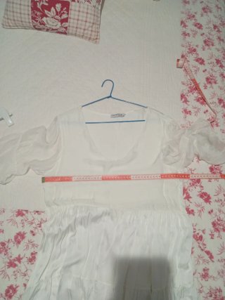 Vestido playero MY STYLE blanco talla única