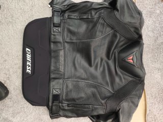 Chaqueta Dainese Negra Cuero