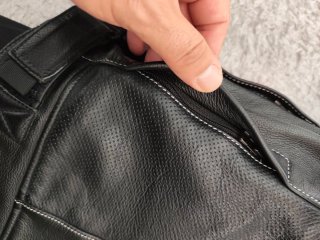Chaqueta Dainese Negra Cuero