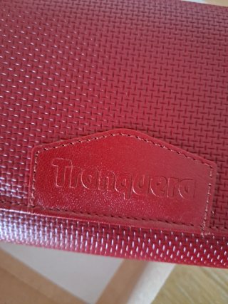 Billetera de piel mujer Tranquera roja