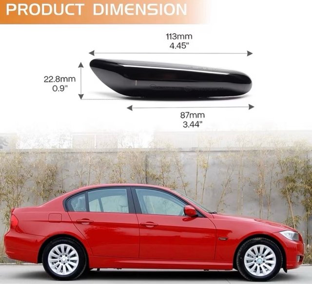 Intermitentes Laterales LED Ahumados BMW