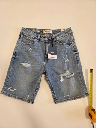 Pull&Bear Vaqueros Slim Desgastados Talla M