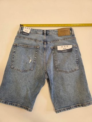 Pull&Bear Vaqueros Slim Desgastados Talla M