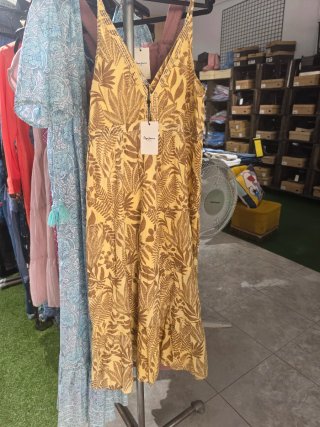 Vestido Midi sin Mangas Pepe Jeans Floral