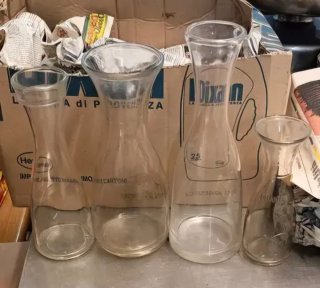 Set Caraffe Vetro Vino Acqua