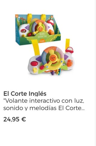 Volante de juguete interactivo