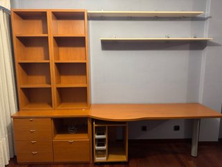 Mueble modular de madera para dormitorio