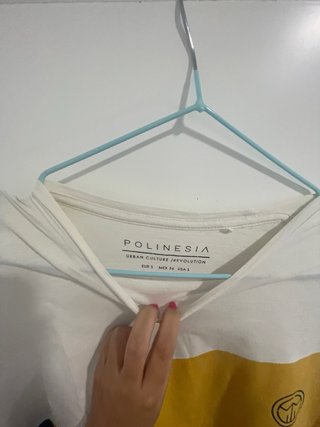 Camiseta Polinesia Diseño Diagonal
