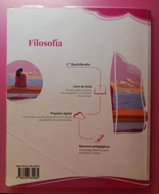 Libro Filosofía 1° de Bachillerato.