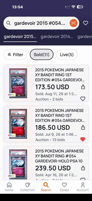 4 Cartas Pokémon Gardevoir PSA 10