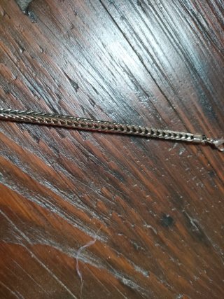 Braccialetto intrecciato argento