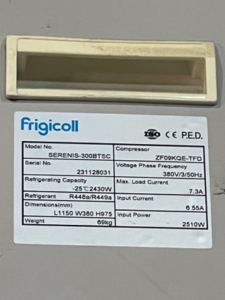 Cámara frigorífica y congelador industrial
