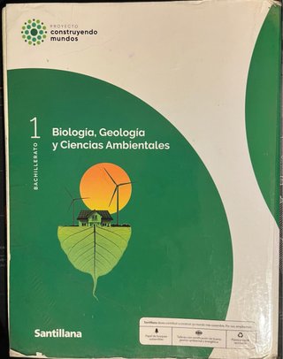 Biología, Geología y Ciencias Ambientales 1 Bach