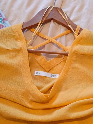 Blusa Sfera Manga Campana Talla L