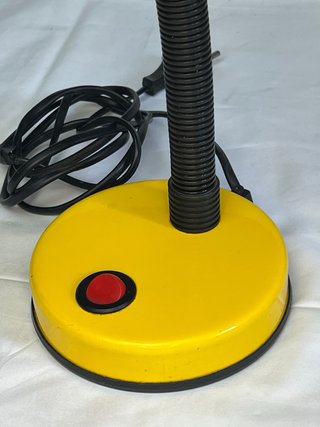 Lampada da Tavolo Vintage Veneta Lumi Gialla