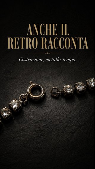 Collana Rivière Anni '50 Paste vitree