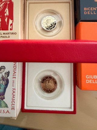 8 Vaticano 2€ Proof 15-16-16-17-17-18-19-19
