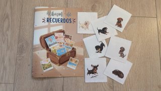 Álbum de cromos adhesivos (fotos) personalizado