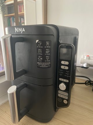 Freidora de Aire Ninja Double Stack XL Gris