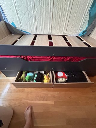 Cama nido con cajones