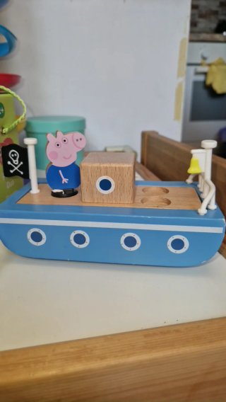 Barco de madera Peppa Pig