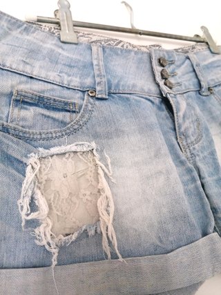 Shorts Vaqueros Desgastados Talla XL