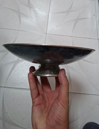 Centro de mesa vintage plata española