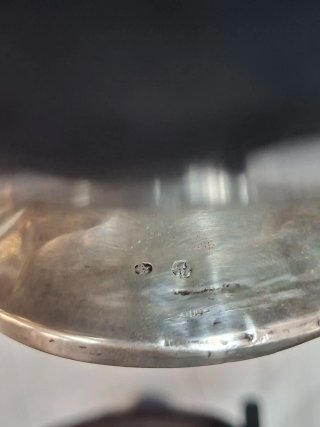 Centro de mesa vintage plata española