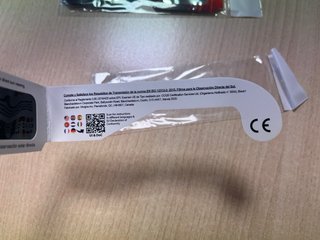 Gafas Eclipse Solar ISO Oficiales Homologadas