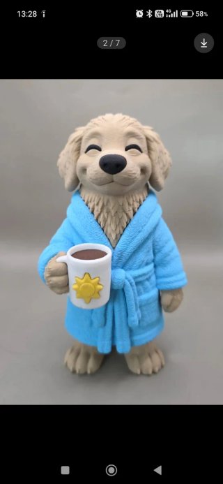 Cuccioli con tazza da caffè vari personaggi.