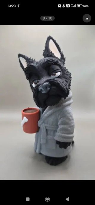 Cuccioli con tazza da caffè vari personaggi.