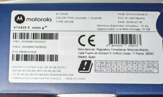 Motorola G24 8gb ram 128GB Rosa Lavanda
