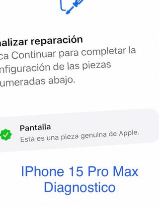 Pantalla iPhone 15 Pro Max Original Reparada